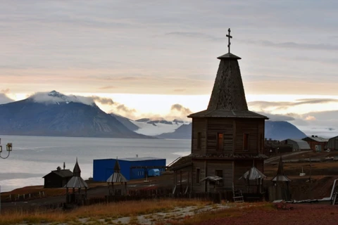 Một nhà thờ của người Nga trên quần đảo Svalbard ở Bắc Cực. (Ảnh: thebarentsobserver.com)