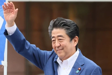 Cựu thủ tướng Nhật Bản Shinzo Abe đã bị bắn tại thành phố Nara. (Ảnh: AFLO/REX/Shutterstock)