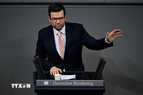 Bộ trưởng Tư pháp Đức Marco Buschmann. (Ảnh: AFP/TTXVN)