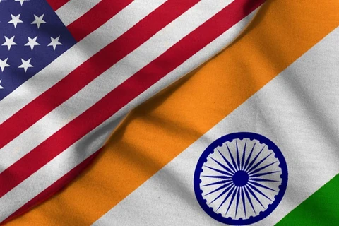 Cờ Mỹ và cờ Ấn Độ. (Nguồn: telegraphindia.com)