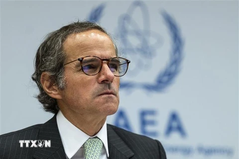 Tổng Giám đốc IAEA Rafael Grossi tại cuộc họp ở Vienna, Áo ngày 6/6/2022. (Ảnh: AFP/TTXVN)