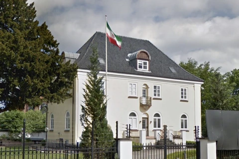 Đại sứ quán Iran tại Copenhagen. (Nguồn: middleeastmonitor.com)