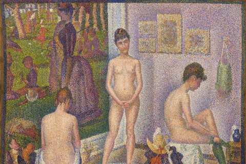 Tỷ phú Allen coi "Les Poseuses, Ensemble (phiên bản nhỏ)" của Georges Seurat là "bùa hộ mệnh trong bộ sưu tập của mình." Tác phẩm có giá trị ước tính hơn 100 triệu USD. (Nguồn: Christie's)