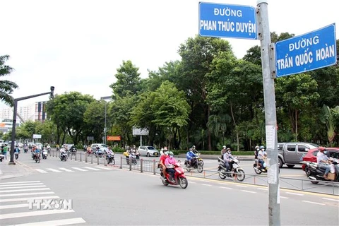 Nút giao Trần Quốc Hoàn-Phan Thúc Duyện là điểm đầu dự án xây dựng đường nối Trần Quốc Hoàn-Cộng Hòa. (Ảnh: Tiến Lực/TTXVN)
