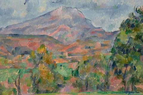 Bức “La Montagne Sainte-Victoire” của Paul Cezanne được bán với giá kỷ lục 137,8 triệu USD. (Ảnh: Christie's)