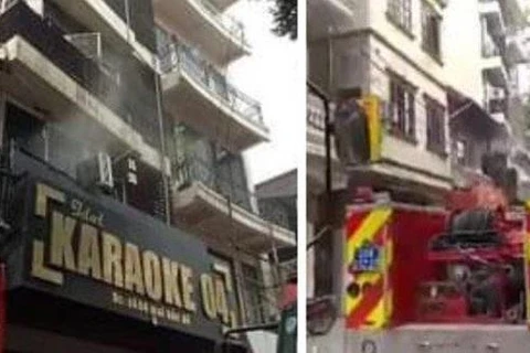 Hà Nội: Kịp thời dập tắt đám cháy tại quán karaoke trên phố Mai Hắc Đế