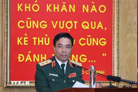 Trung tướng Nguyễn Doãn Anh. (Ảnh: Thống Nhất/TTXVN)
