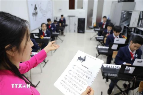 TP Hồ Chí Minh đang thiếu nhiều giáo viên các môn nghệ thuật. (Ảnh minh họa: Thanh Tùng/TTXVN)