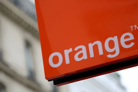 Logo của nhà khai thác viễn thông Pháp Orange tại Paris, Pháp. (Nguồn: Reuters)