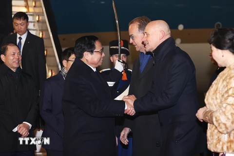 [Photo] Thủ tướng bắt đầu chuyến thăm chính thức Vương quốc Hà Lan