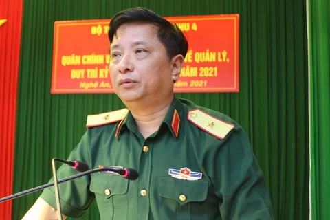 Thiếu tướng Hà Thọ Bình giữ chức Tư lệnh Quân khu 4, Bộ Quốc phòng. (Ảnh: Báo Quân khu 4)
