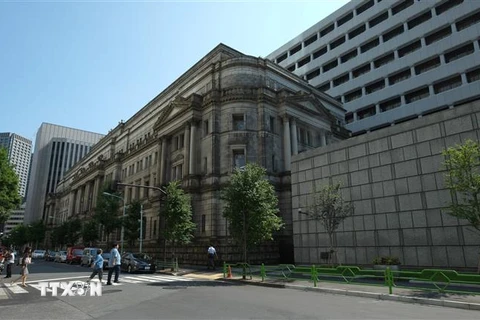 Trụ sở Ngân hàng trung ương Nhật Bản ở Tokyo. (Ảnh: AFP/TTXVN)