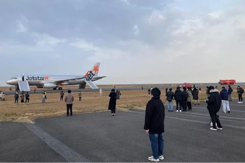 Chiếc máy bay chở 142 người khởi hành từ Narita lúc 6h36 sáng giờ địa phương. (Nguồn: The Straitstimes)