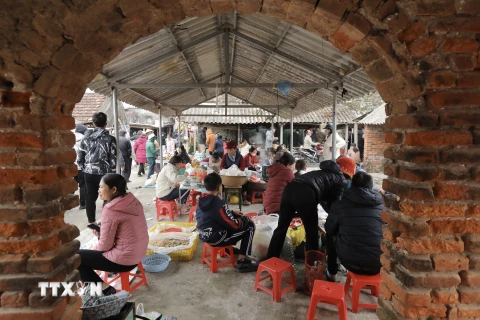 [Photo] Đặc sắc phiên chợ Tết vẫn nguyên hồn quê xưa ở Hải Dương