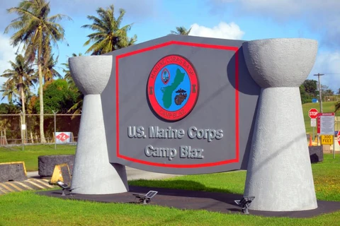 Căn cứ lính thủy đánh bộ Camp Blaz tại đảo Guam. (Nguồn: Stars and Stripes)