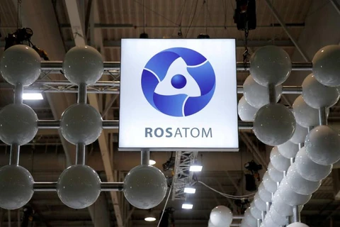 Logo của Tập đoàn năng lượng Rosatom. (Nguồn: Reuters)