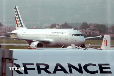 Trong ảnh (tư liệu): Máy bay của Hãng hàng không Air France-KLM đỗ tại sân bay Marseille-Provence ở Marignane, Pháp. (Ảnh: AFP/TTXVN)