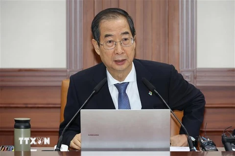 Thủ tướng Hàn Quốc Han Duck-soo. (Ảnh: Yonhap/TTXVN)