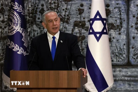 Thủ tướng Israel Benjamin Netanyahu. (Ảnh: AFP/TTXVN)