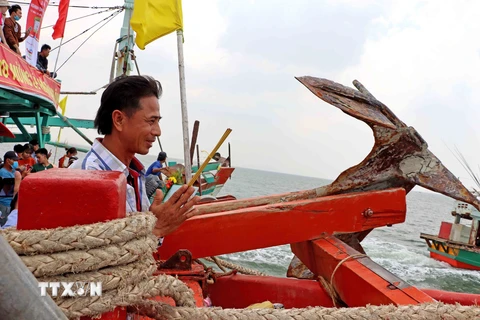 [Photo] Cà Mau: Tưng bừng lễ hội Nghinh Ông Sông Đốc