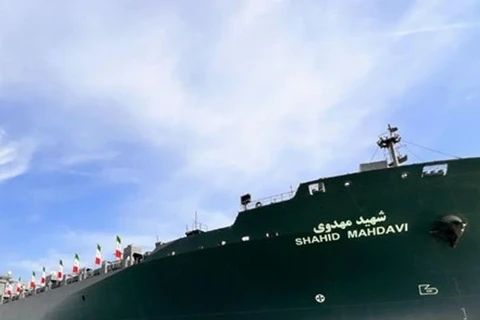 Tàu chiến Shahid Nader Mahdavi. (Nguồn: Iran Intl)