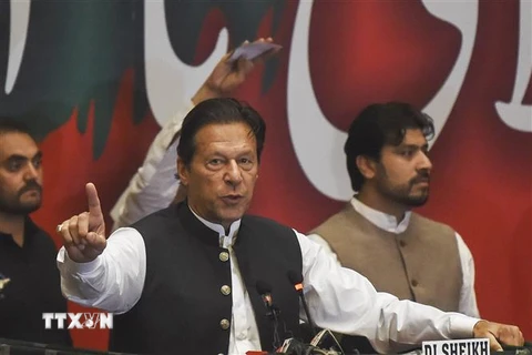 Cựu Thủ tướng Pakistan Imran Khan. (Ảnh: AFP/TTXVN)