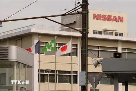 Trụ sở một nhà máy của Công ty sản xuất ôtô Nissan ở Yokosuka, tỉnh Kanagawa, Nhật Bản. (Ảnh: AFP/TTXVN)