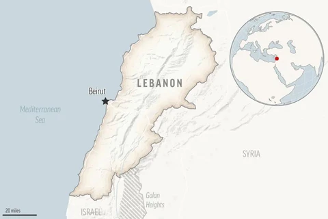 Liban đang có hai múi giờ. (Nguồn: AP)
