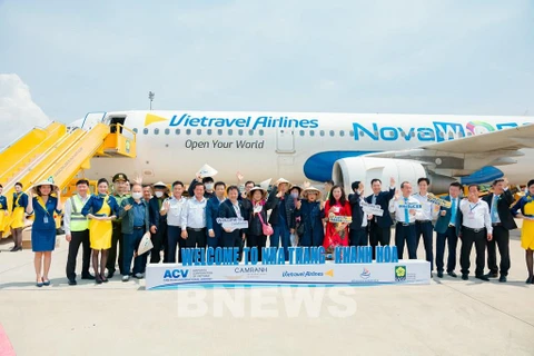 Thực hiện chuyến bay charter đầu tiên từ Hàn Quốc đến Khánh Hòa