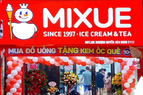 Một cửa hàng Mixue ở Hà Nội. (Nguồn: Fanpage Mixue)