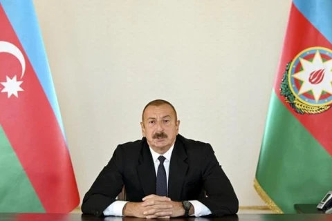Tổng thống Azerbaijan Ilham Aliyev. (Nguồn: AP)