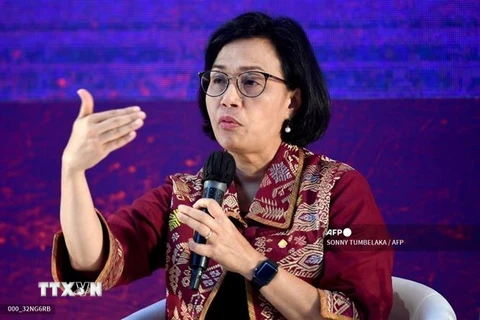 Bộ trưởng Tài chính Indonesia Sri Mulyani Indrawati. (Ảnh: AFP/TTXVN)