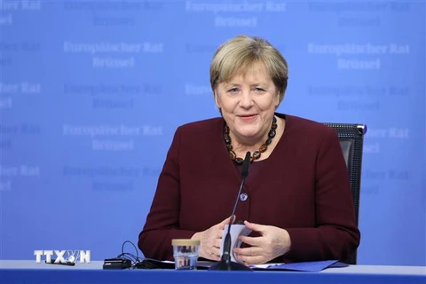 Cựu Thủ tướng Đức, bà Angela Merkel. (Ảnh: AFP/TTXVN)