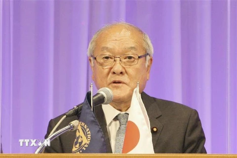 Bộ trưởng Tài chính Nhật Bản Shunichi Suzuki. (Ảnh: Kyodo/TTXVN)