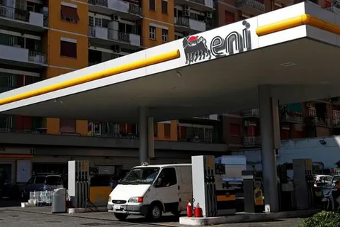 Một trạm nhiên liệu của Eni ở Rome, Italy. (Ảnh: Reuters)
