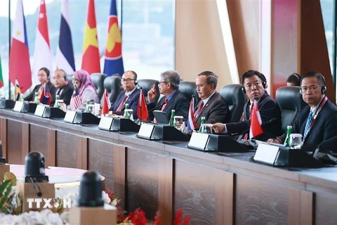 Nhóm công tác cấp cao về Tầm nhìn Cộng đồng ASEAN sau 2025. (Ảnh: Dương Giang/TTXVN)