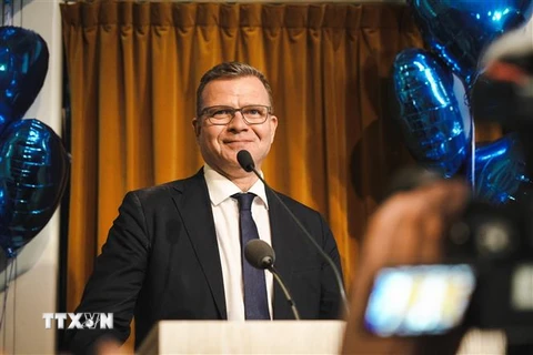 Thủ lĩnh đảng Liên minh quốc gia Phần Lan, ông Petteri Orpo. (Ảnh: AFP/TTXVN)
