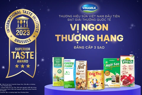 Vinamilk nhận giải thưởng quốc tế cao nhất về Vị ngon thượng hạng