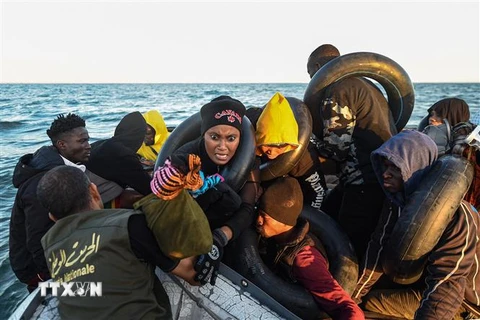 Tunisia giải cứu hơn 100 người nhập cư bất hợp pháp bị chìm thuyền