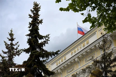 Ngân hàng Trung ương Nga ở Moskva. (Ảnh: AFP/TTXVN)
