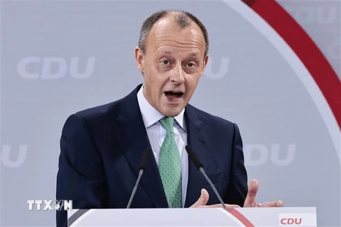 Chủ tịch đảng Liên minh Dân chủ cơ đốc giáo (CDU) Friedrich Merz. (Nguồn: AFP/TTXVN)