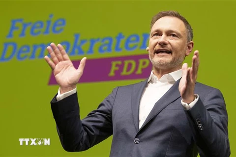 Bộ trưởng Tài chính Đức Christian Lindner. (Ảnh: AFP/TTXVN)