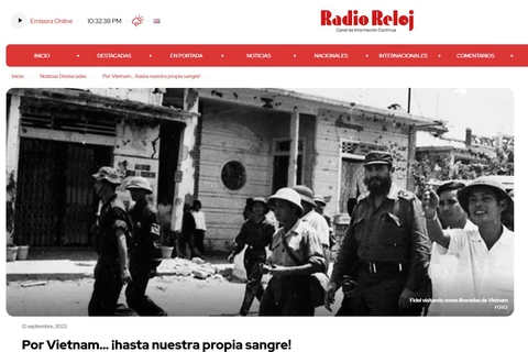 Báo Cuba hồi tưởng chuyến thăm Việt Nam đầu tiên của Lãnh tụ Fidel