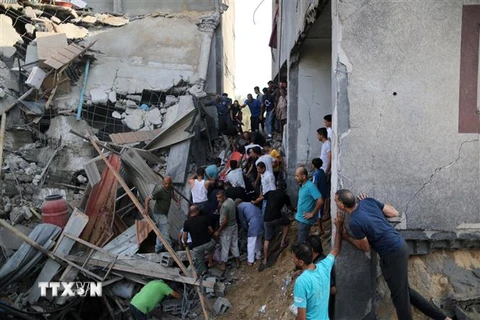 Xung đột Hamas-Israel: Ai Cập thúc đẩy chuyển viện trợ tới Dải Gaza