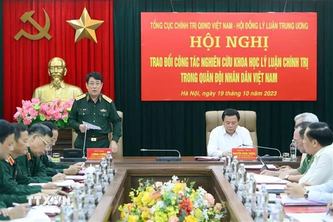 Đẩy mạnh phối hợp nghiên cứu khoa học lý luận chính trị trong Quân đội