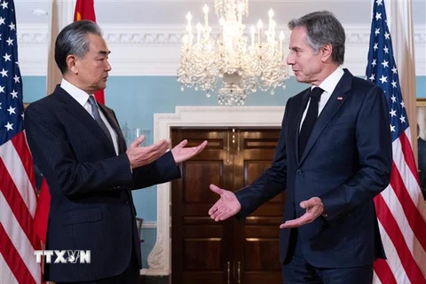 Ngoại trưởng Trung Quốc hội đàm với người đồng cấp Mỹ