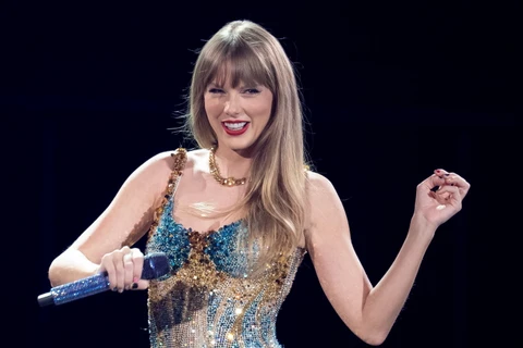 Nữ ca sỹ Taylor Swift. (Ảnh: AFP/TTXVN)