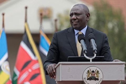 Tổng thống Kenya William Ruto. (Ảnh: AFP/TTXVN)