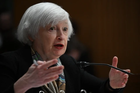 Bộ trưởng Tài chính Mỹ Janet Yellen. (Ảnh: AFP/TTXVN)