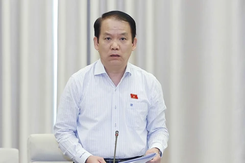 Chủ nhiệm Ủy ban Pháp luật của Quốc hội Hoàng Thanh Tùng. (Ảnh: Doãn Tấn - TTXVN)